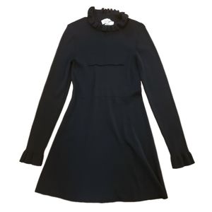 & Other Stories black clown collar dress